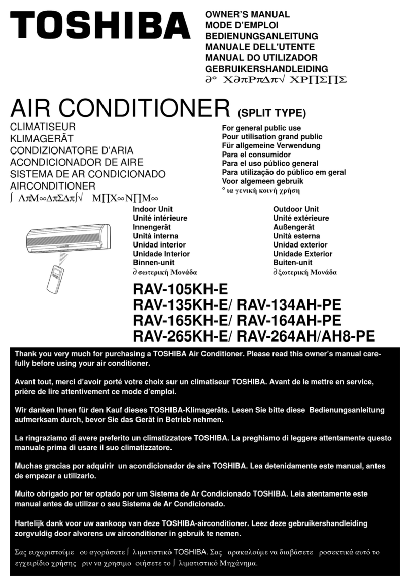Toshiba RAV-135KH-E User manual
