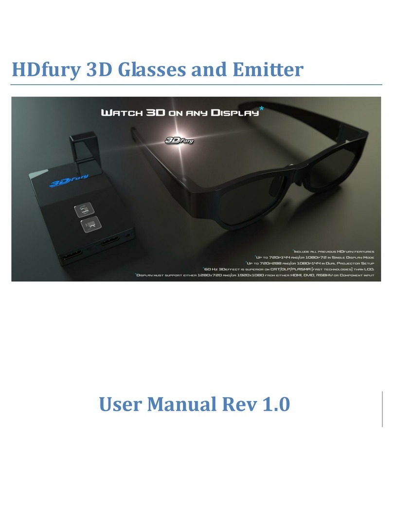 HDFury 3D Glasses User manual
