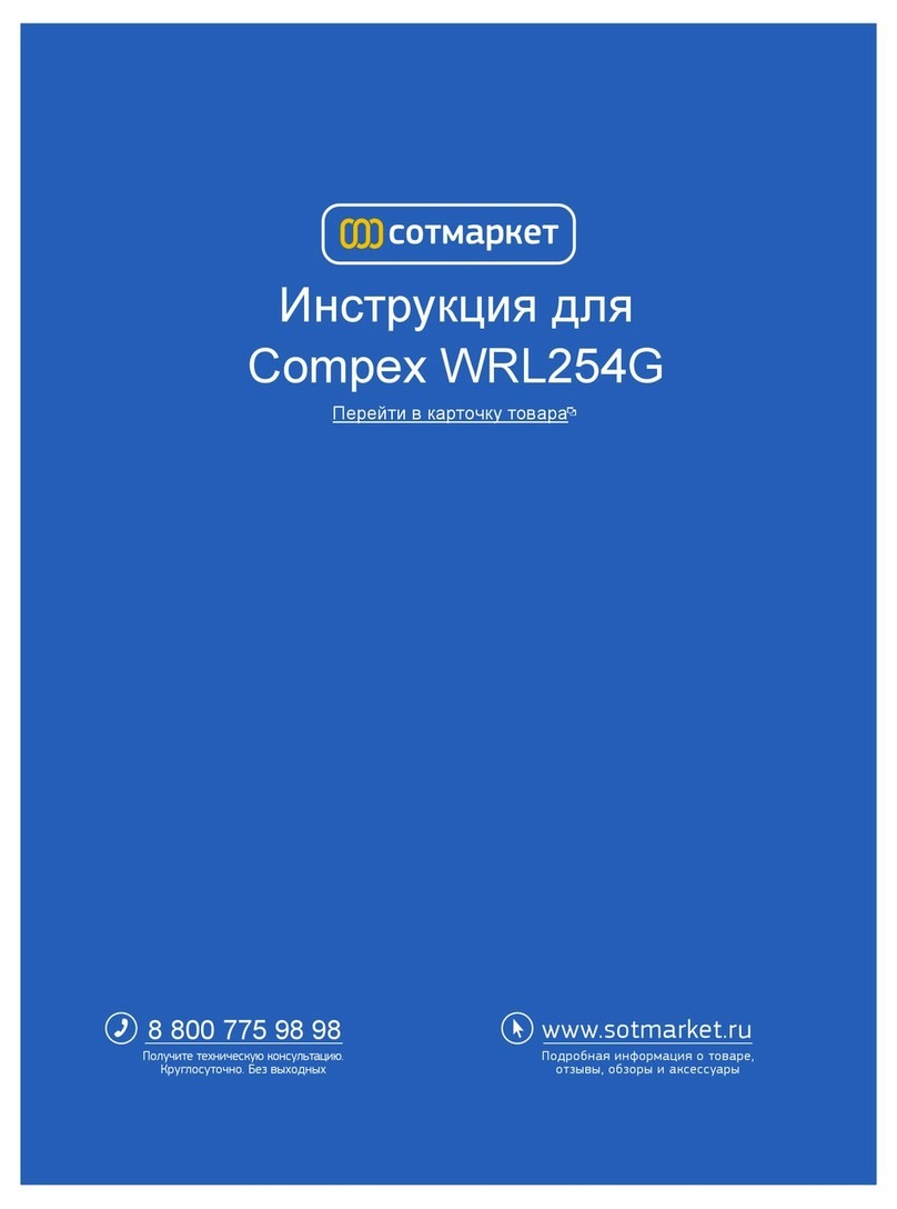Compex WRL254G Operational manual