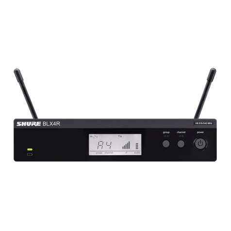 Shure BLX4R quick start guide