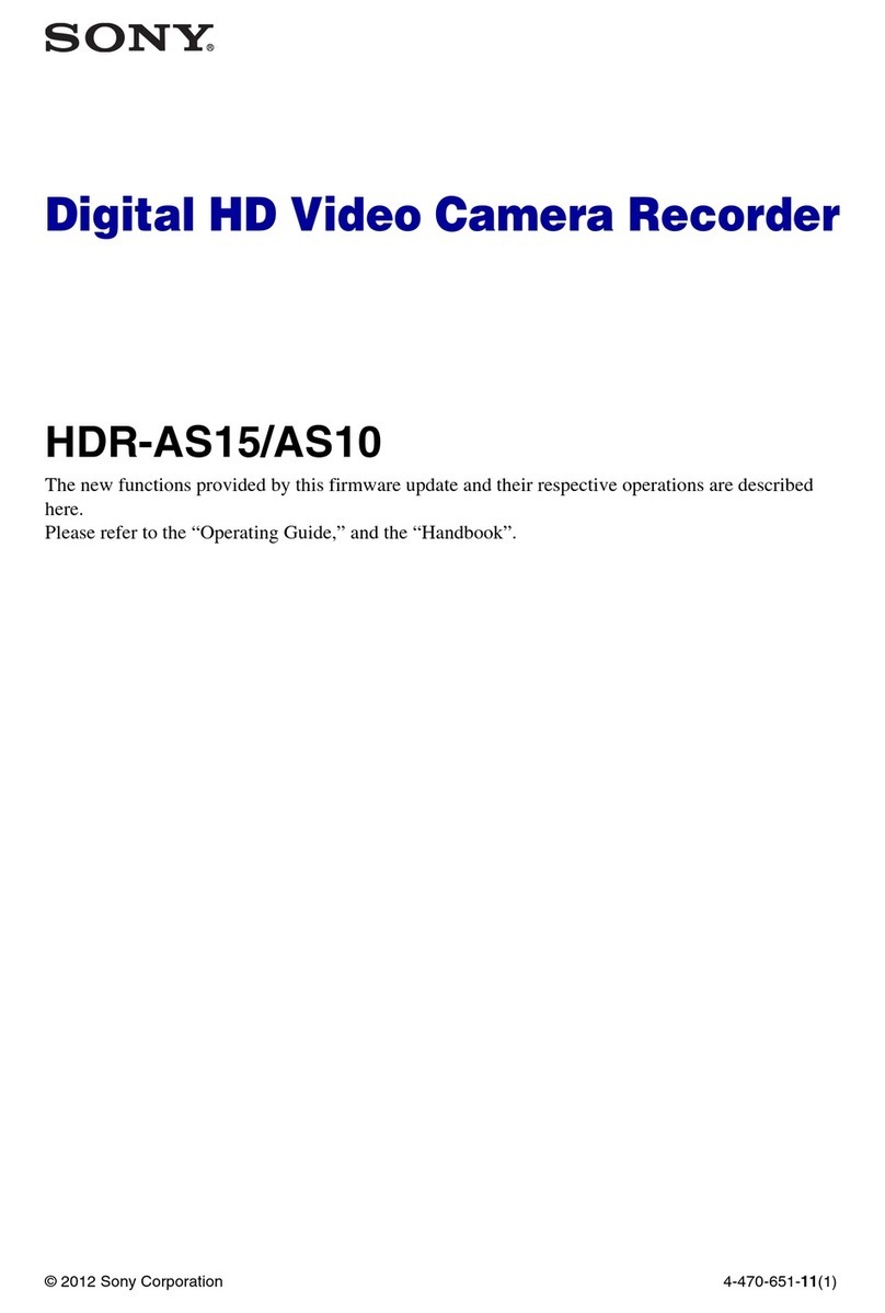 Sony HDR-AS15 User manual