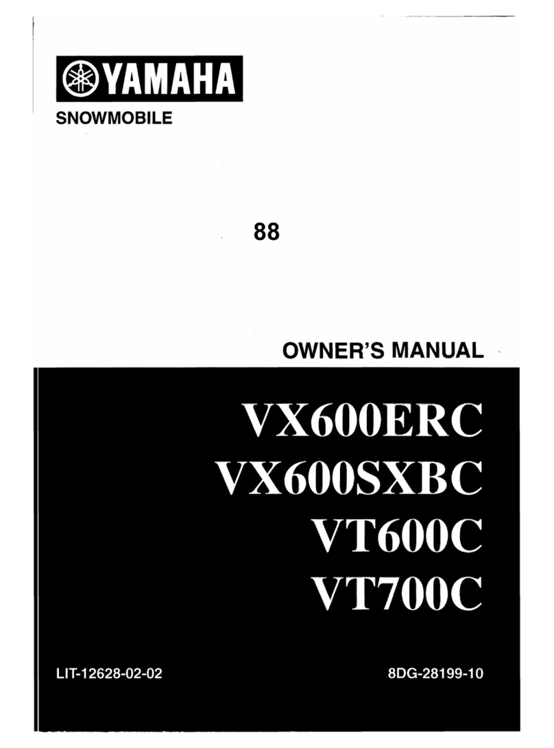 Yamaha VX600ERC owner's manual