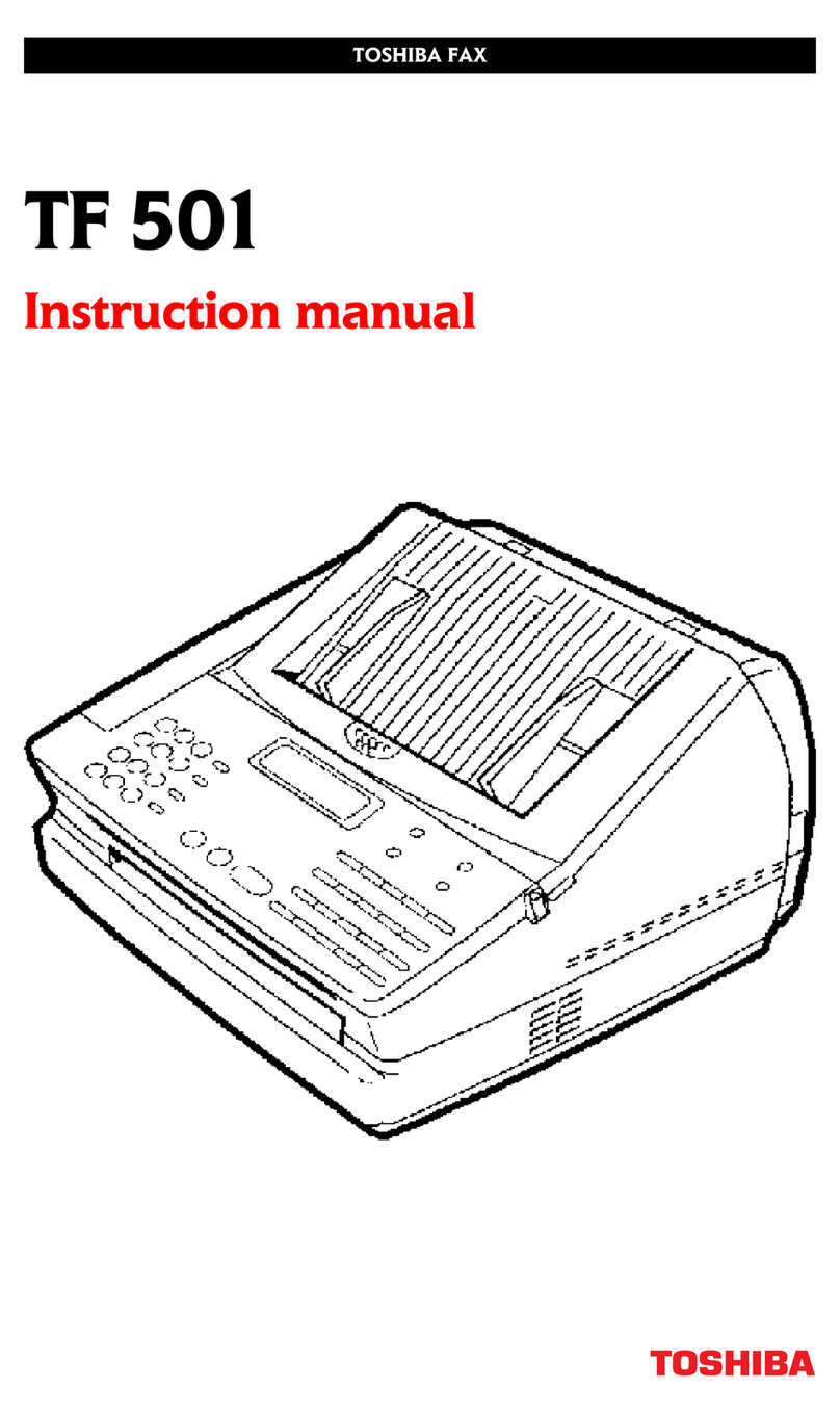 Toshiba TF 501 instruction manual