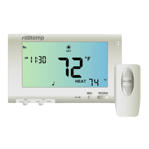 ritetemp 8082 Operation manual