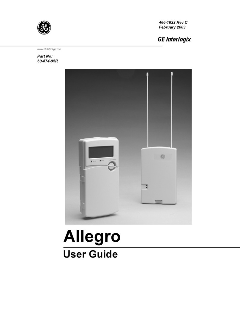GE Allegro 60-874-95R User manual
