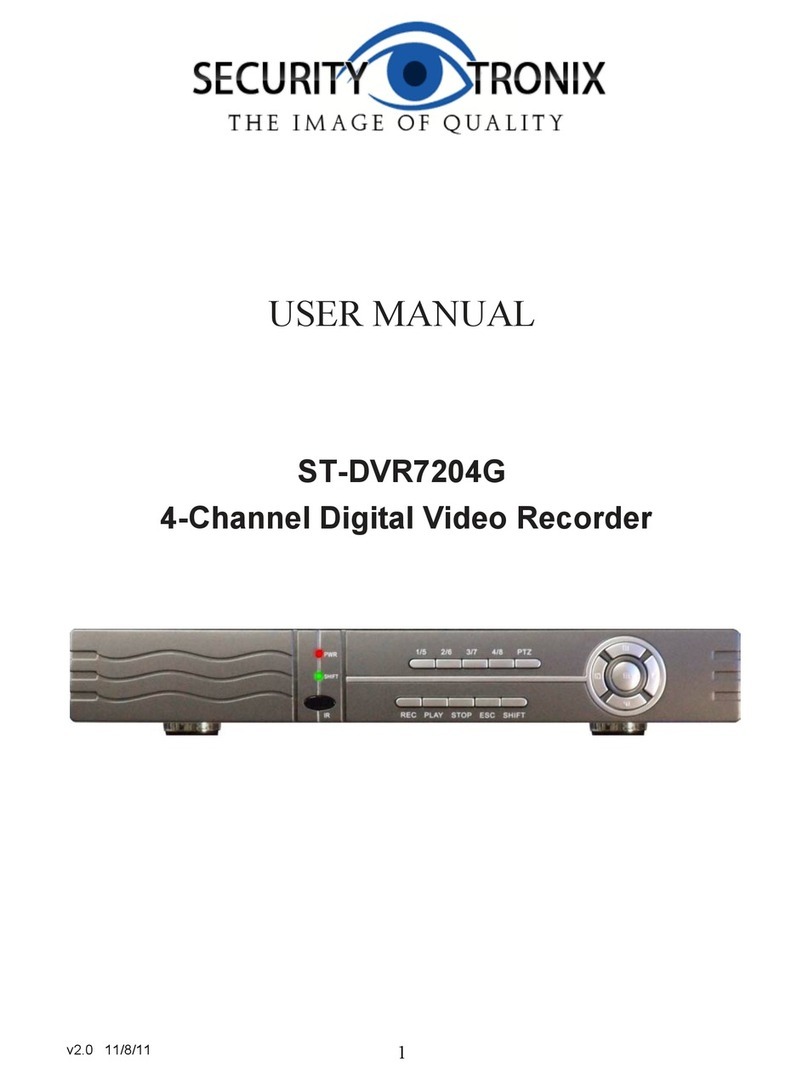 Securitytronix ST-DVR7204G User manual