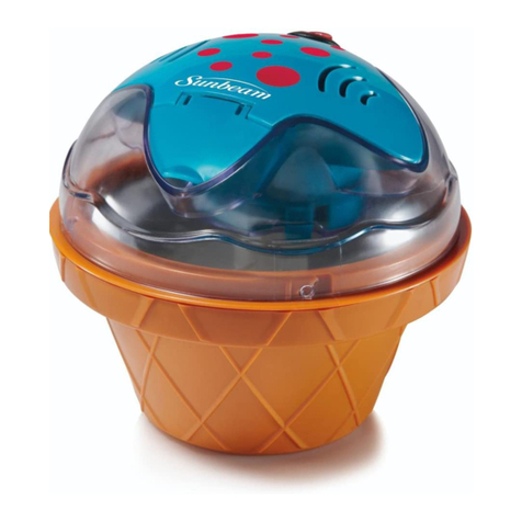 Sunbeam Pint Electric IceCream Maker User manual