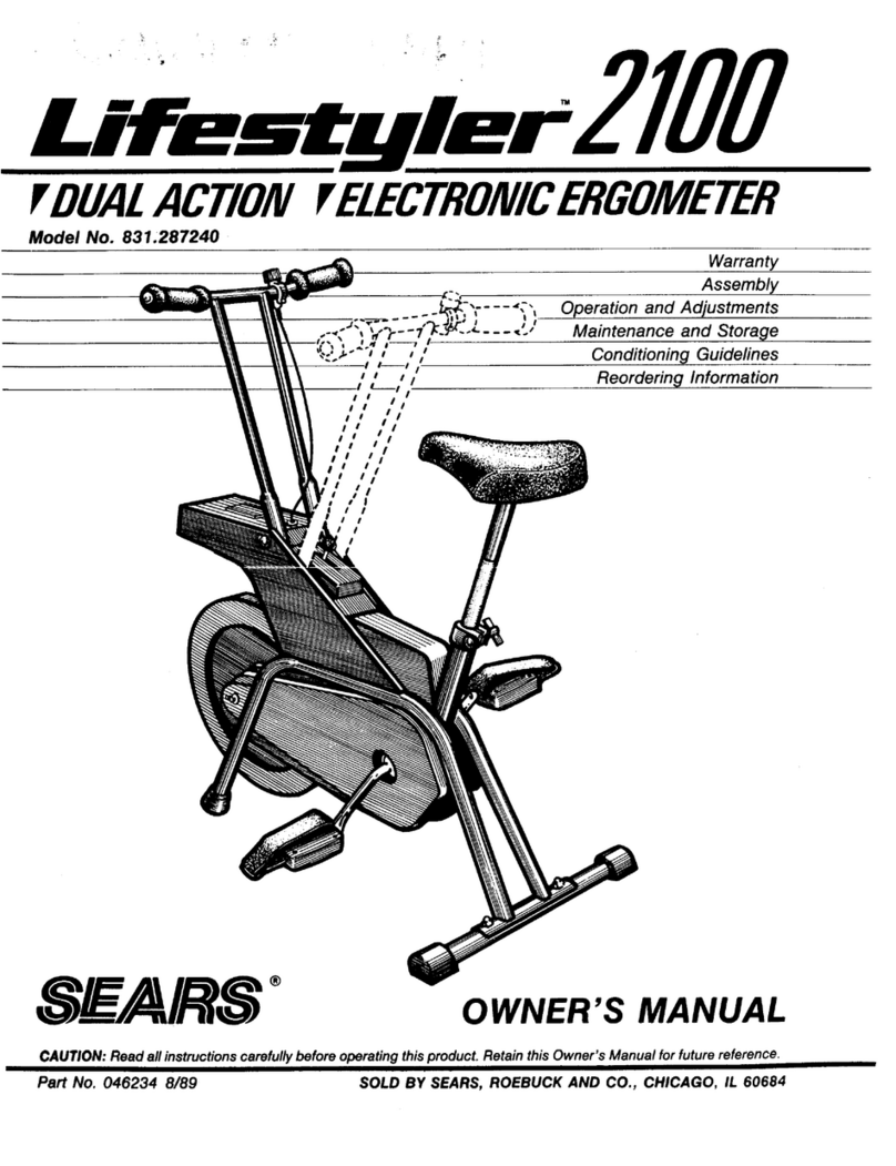 Pro-Form LIFESTYLER2100 User manual Pro-Form LIFESTYLER2100 User manual