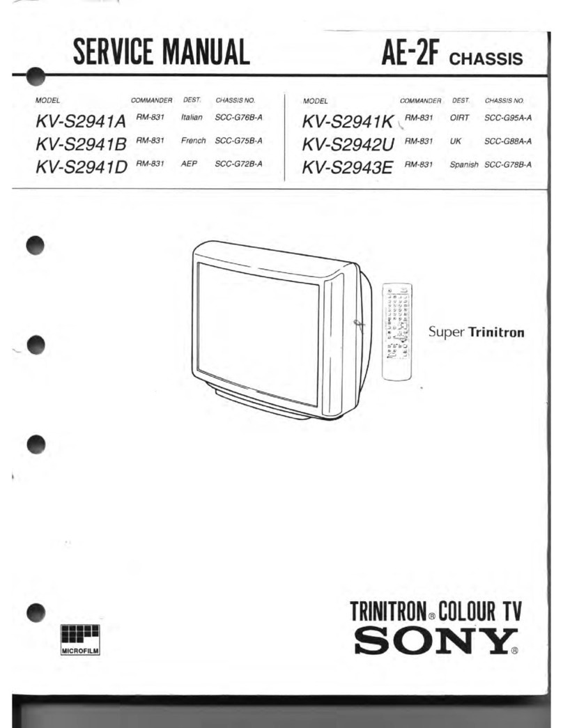 Sony Trinitron KV-S2941A User manual