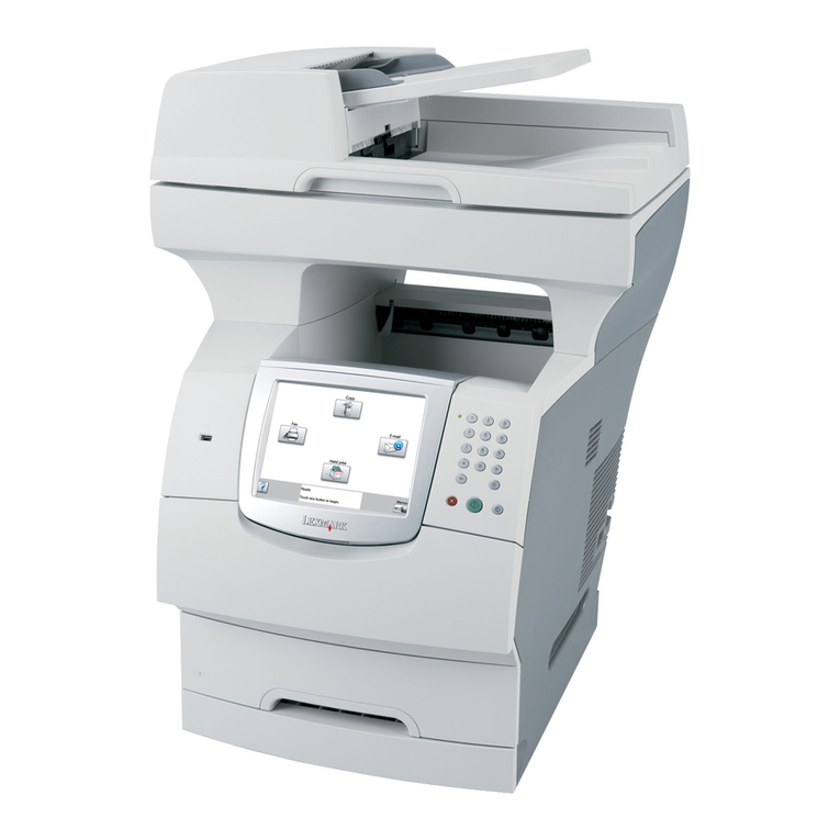 Lexmark X642E User manual