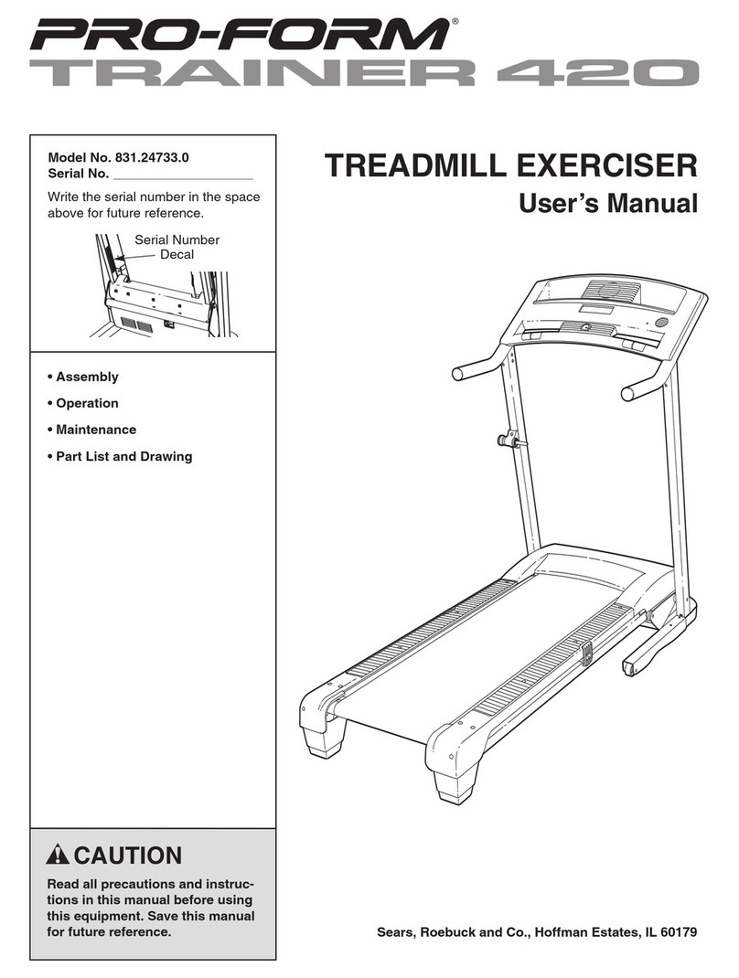 Pro-Form Ramp Trainer 420 User manual Pro-Form Ramp Trainer 420 User manual