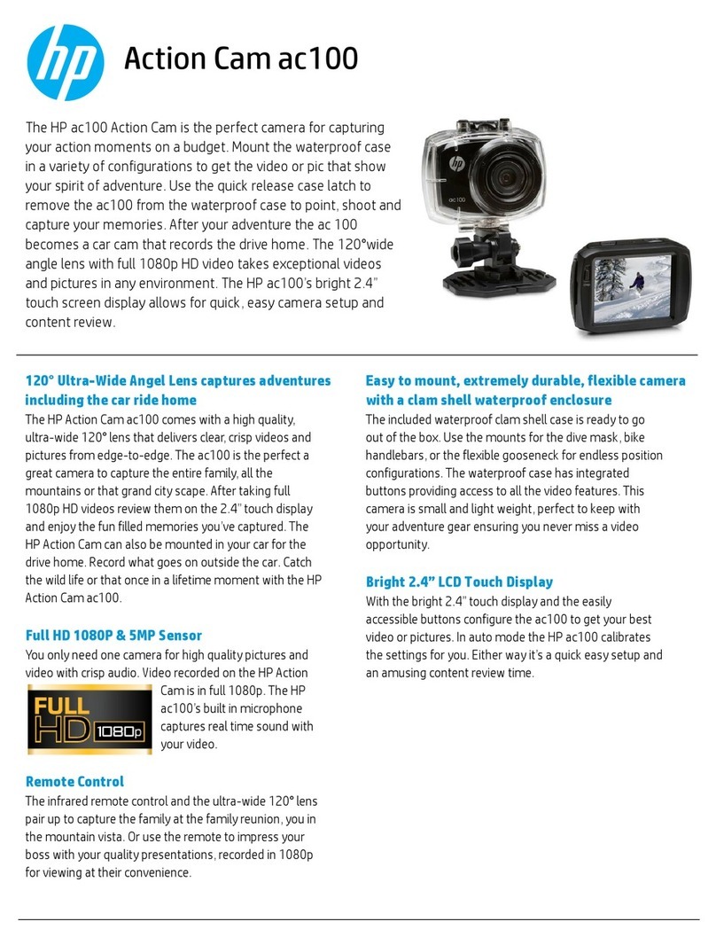HP Action Cam ac100 Specifications