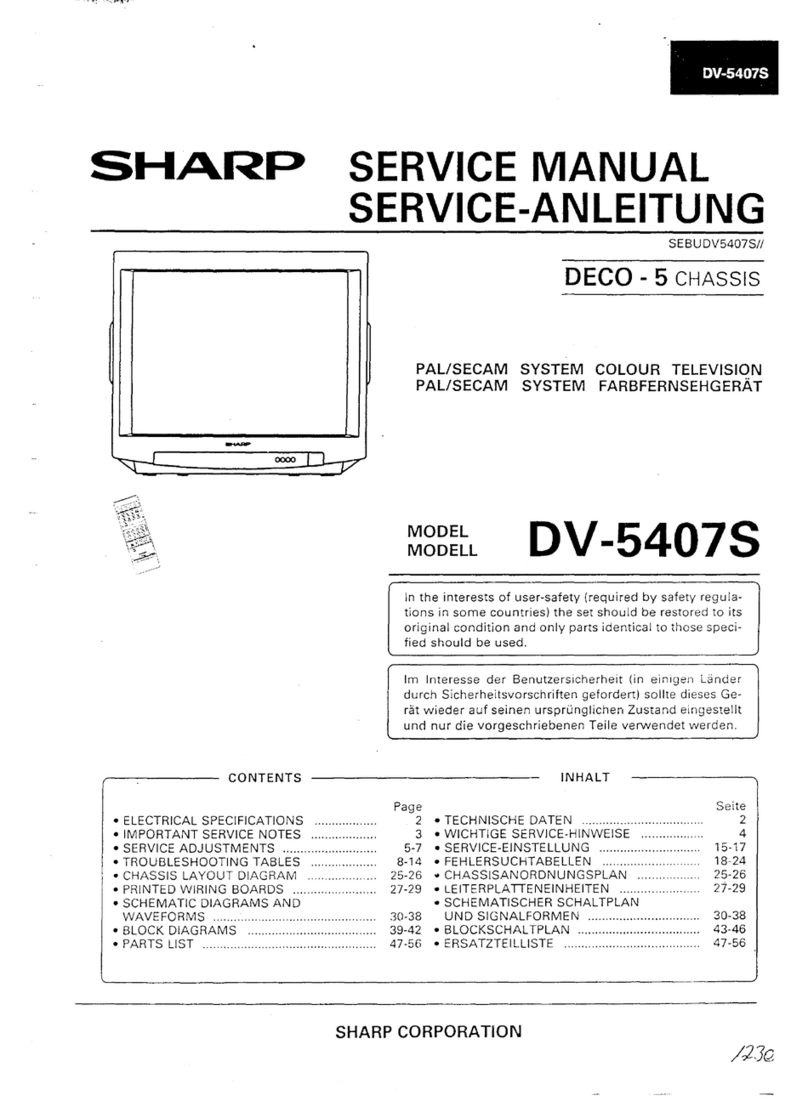 Sharp DV-5407S User manual Sharp DV-5407S User manual