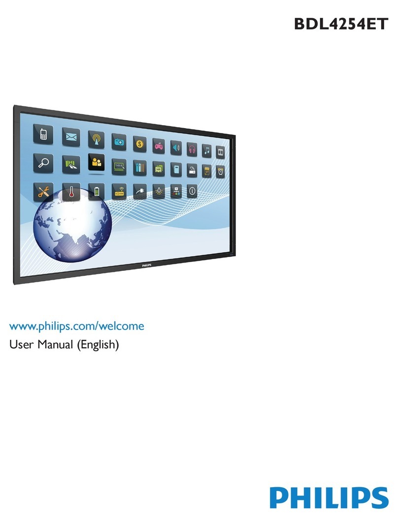 Philips Signage Solutions BDL4254ET User manual