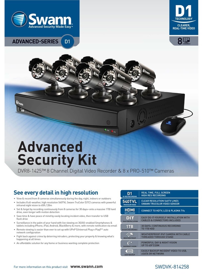 Swann Advanced D1 series User manual