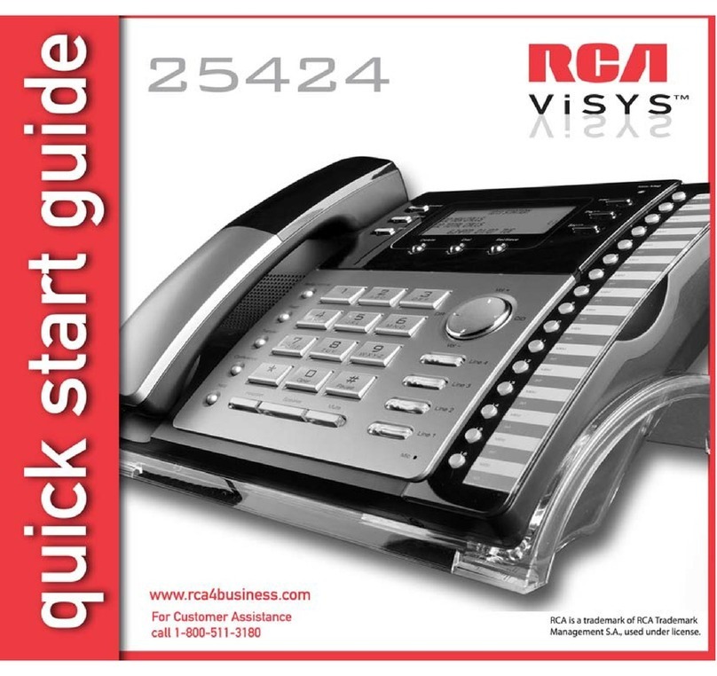 RCA 25424 quick start guide