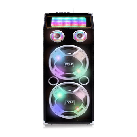 Pyle Disco Jam PSUFM1035A User manual