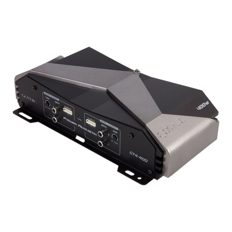 PowerAcoustik Gothic GT4-400 User manual