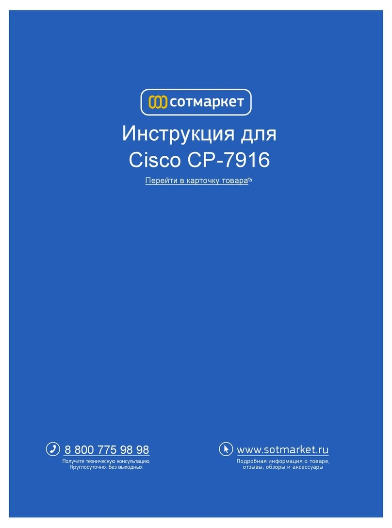 Cisco 7916 user manual