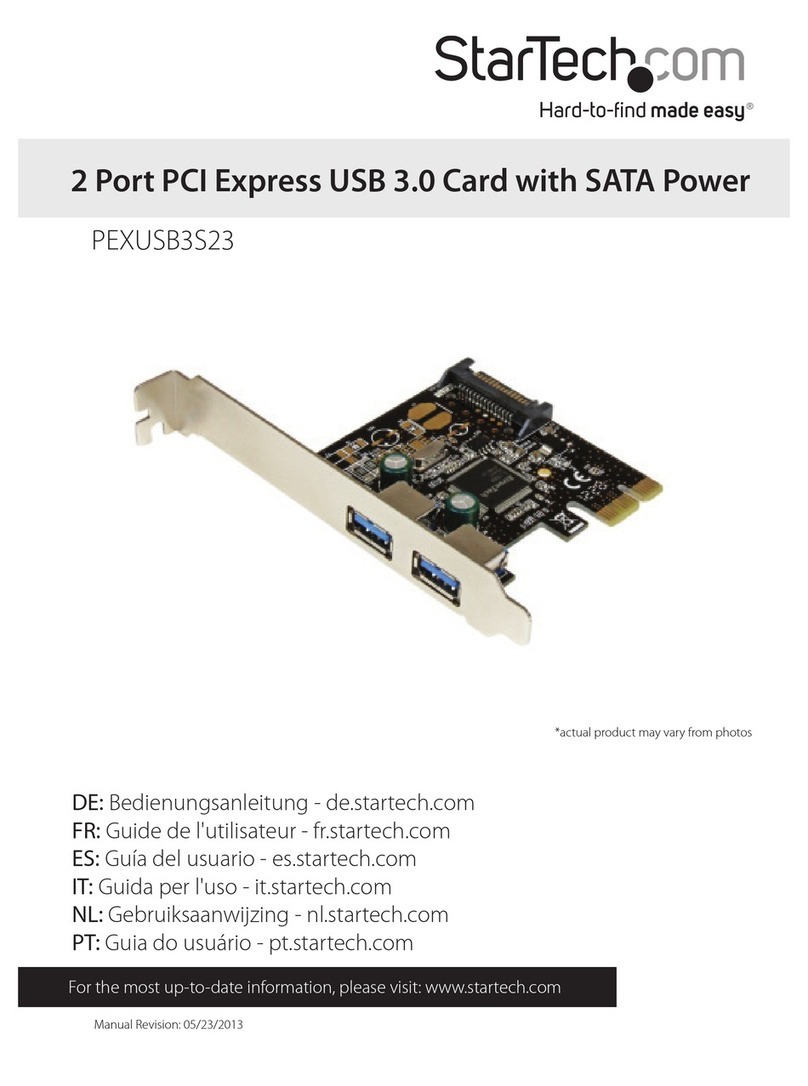 StarTech.com PEXUSB3S23 quick guide