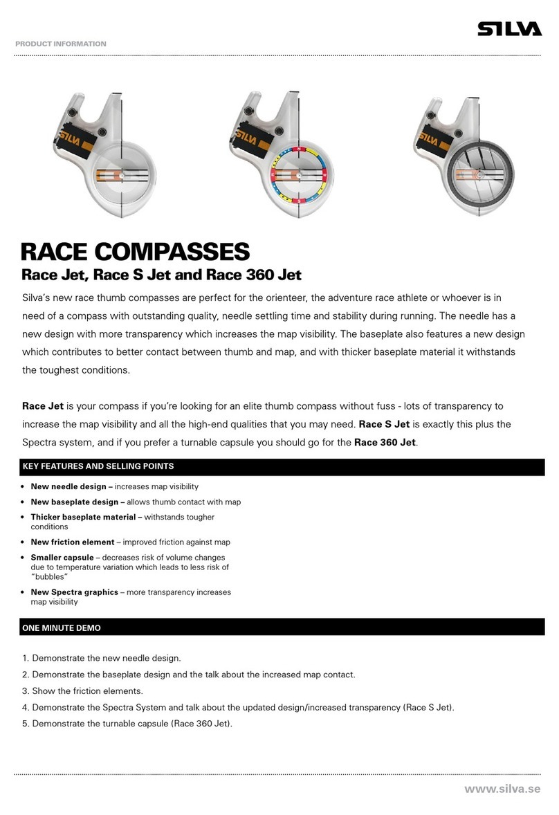 Silva race Jet User manual