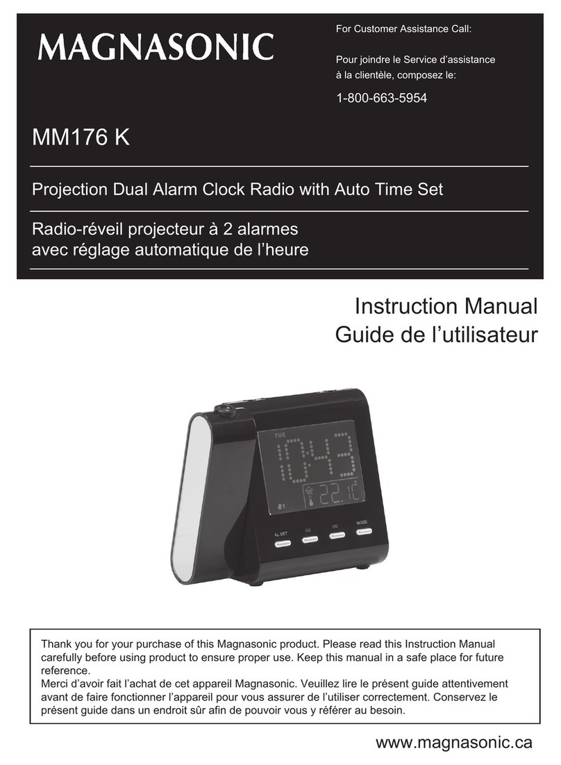 Magnasonic MM176 K User manual