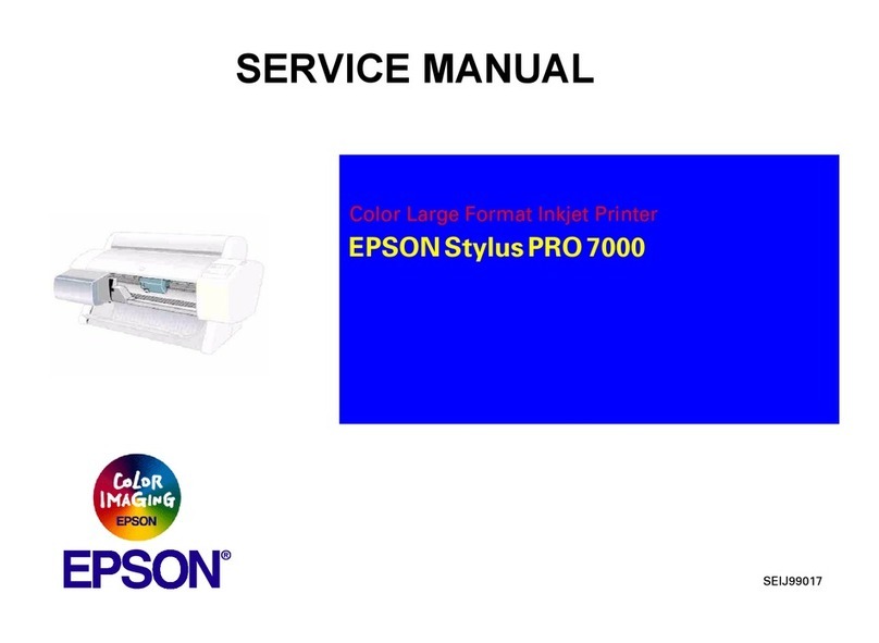 Epson Stylus Pro 7000 Series User manual