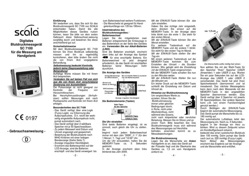 Scala SC 7100 User manual Scala SC 7100 User manual