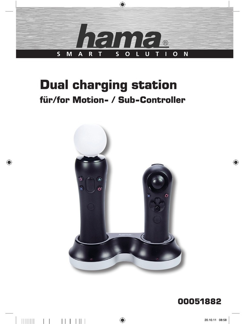 Hama Dual charging station operating instructions Hama Dual charging station operating instructions