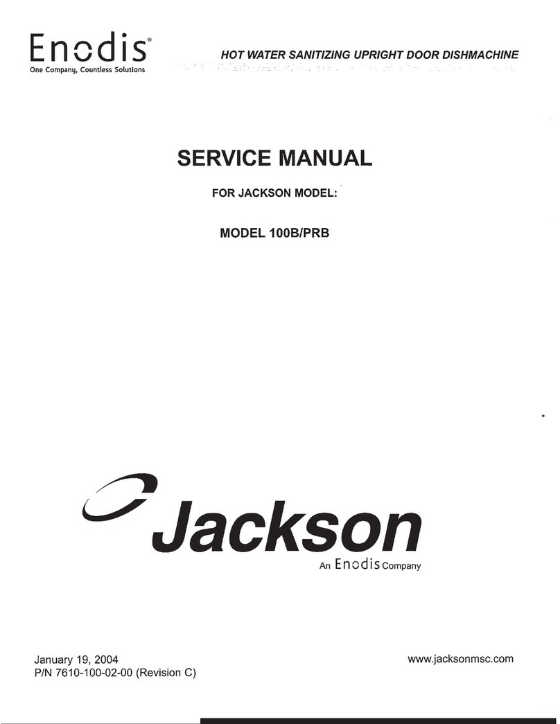 Enodis Jackson 100B User manual