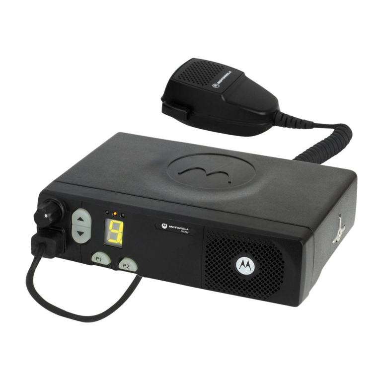 Motorola CM340 user guide