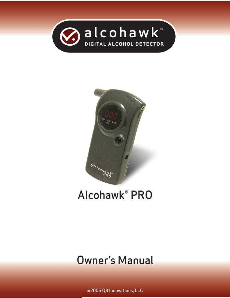 Alcohawk Pro owner's manual