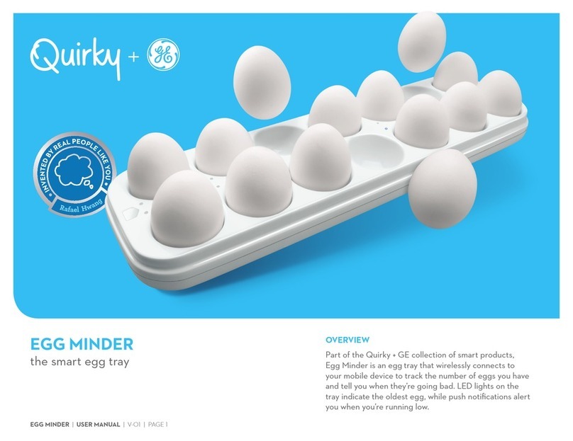 Quirky EGG MINDER user manual