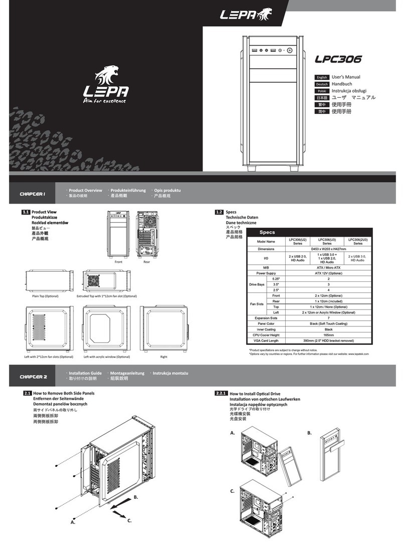 Lepa LPC306 user manual