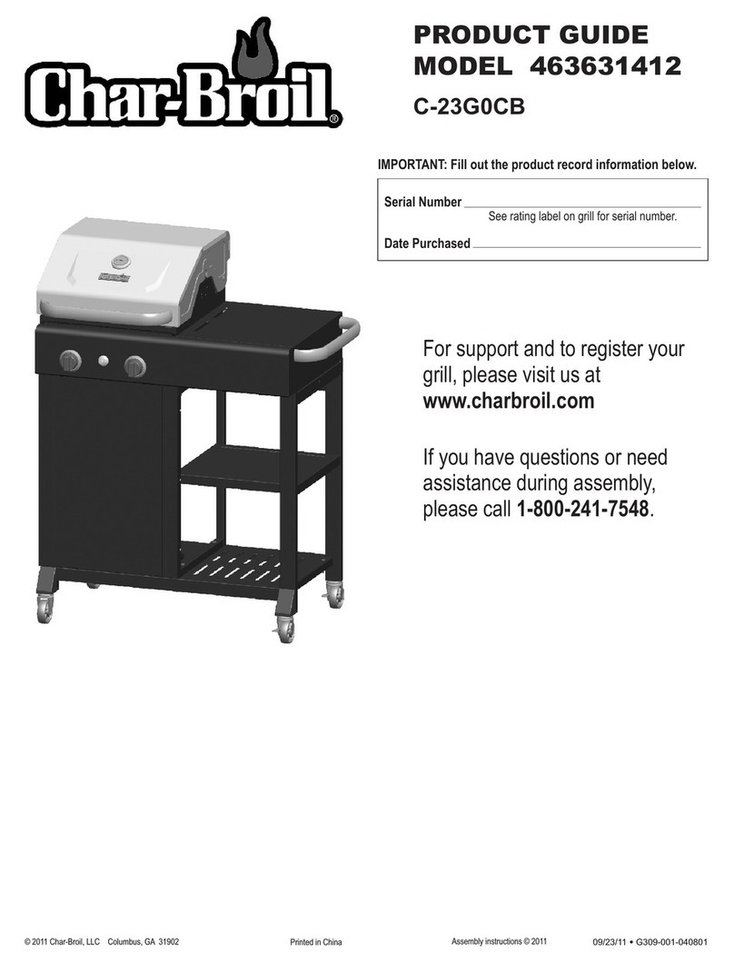 Char-Broil 463631412 C-23G0CB User manual