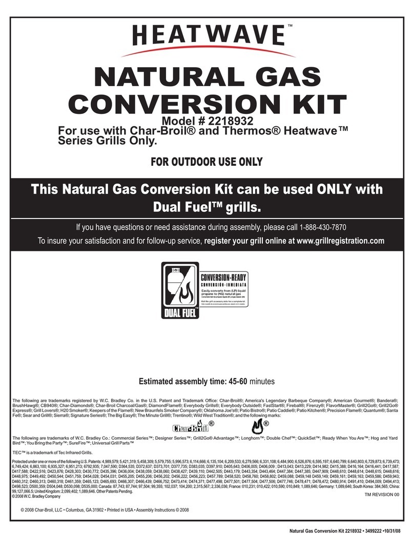 Char-Broil Heatwave 2218932 User manual