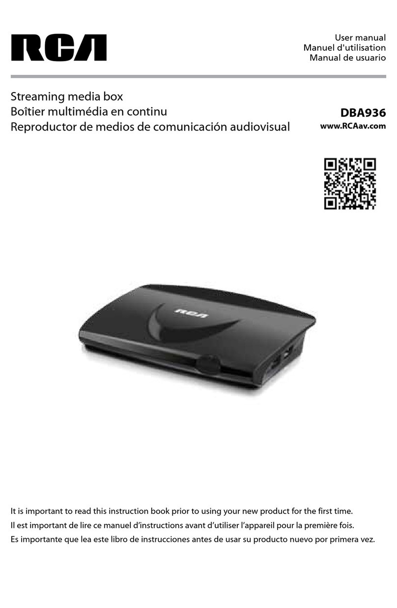 RCA DBA936 user manual