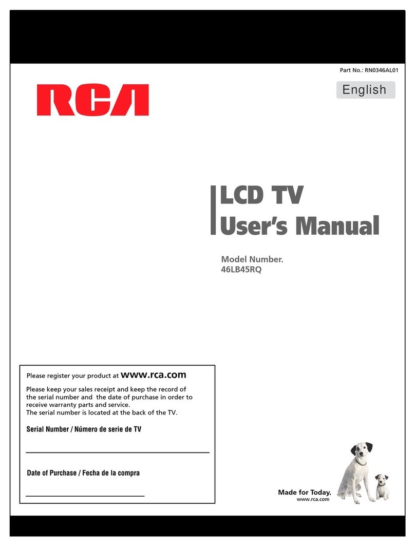 RCA 46LB45RQ User manual RCA 46LB45RQ User manual