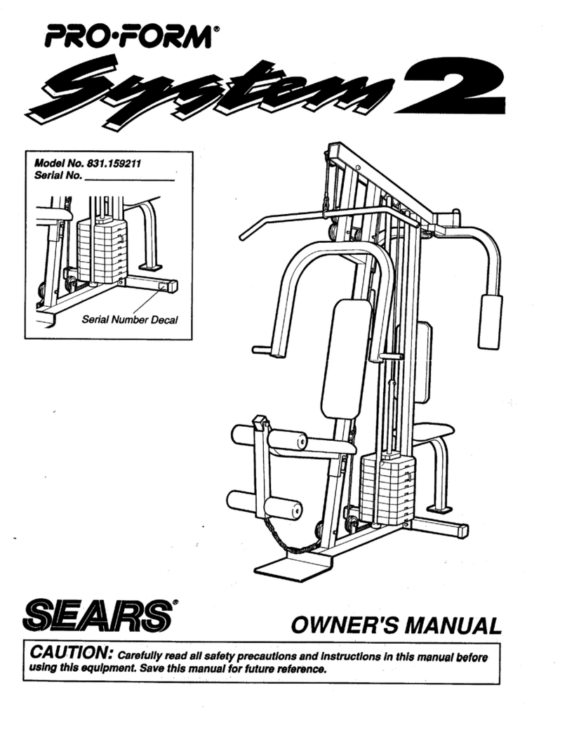 Pro-Form SYSTEM 2 User manual