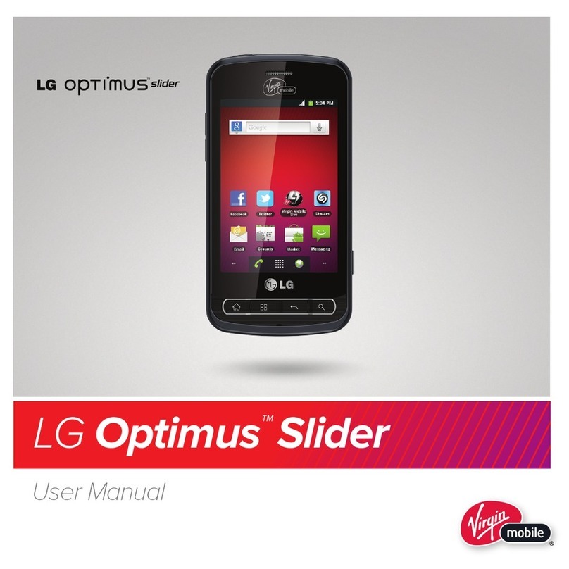 LG Optimus Slider User manual