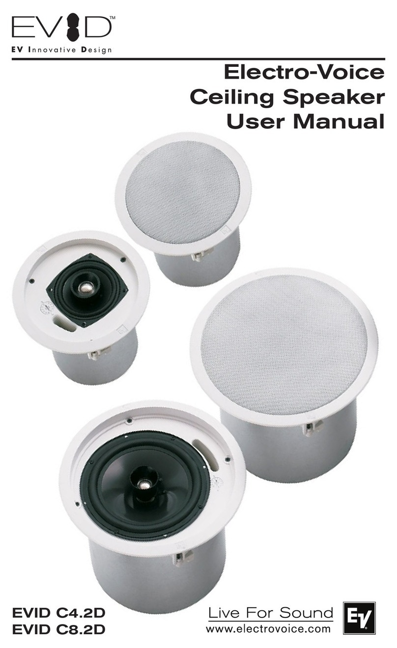 Electro-Voice EVID C4.2D User manual