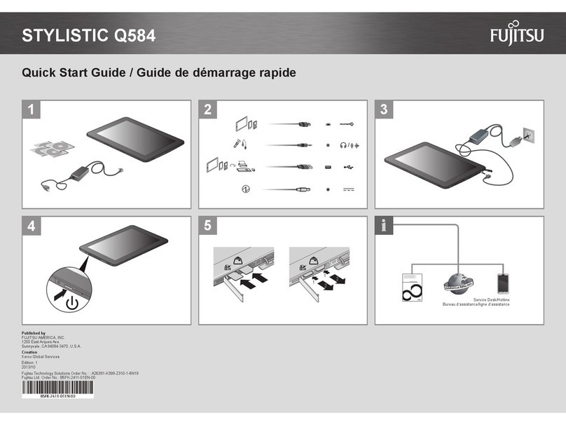 Fujitsu STYLISTIC Q584 User manual