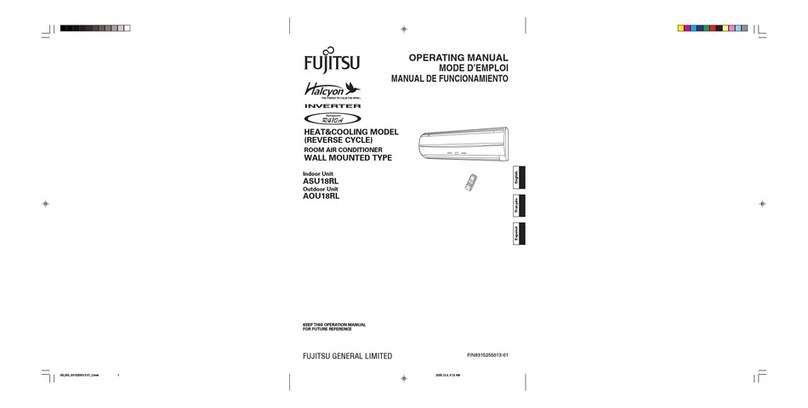 Fujitsu ASU18RL operating manual Fujitsu ASU18RL operating manual