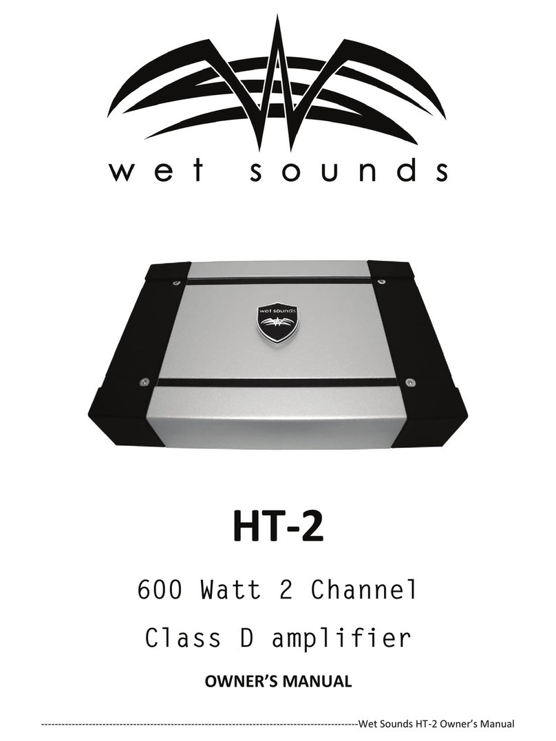 Wet Sounds HT-2 owner's manual