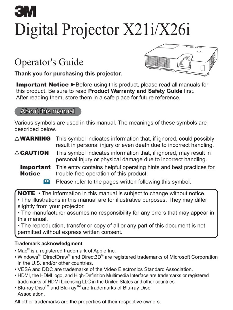 3M X21i Operator's guide