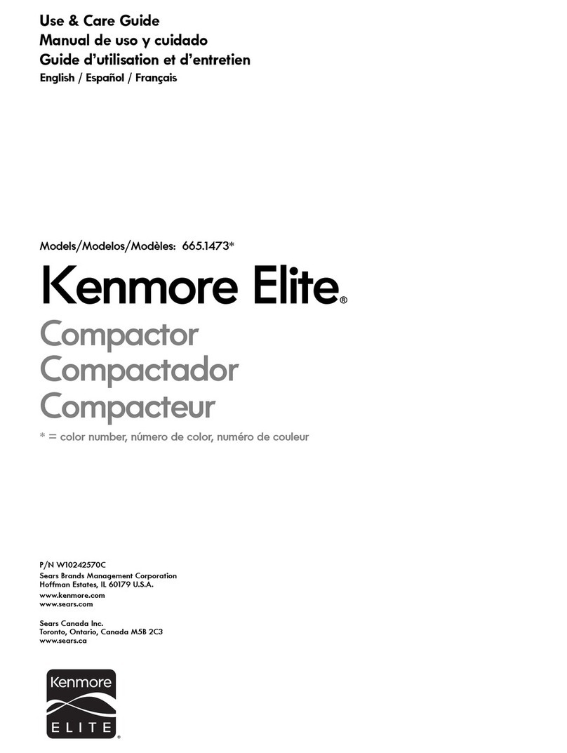 Kenmore 665.1473 series Use & care guide