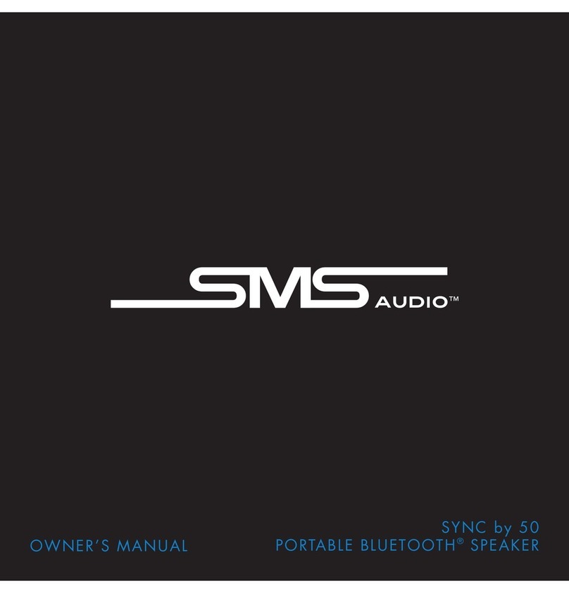 SMS Audio SYNC by 50 On-Ear Bluetooth owner's manual