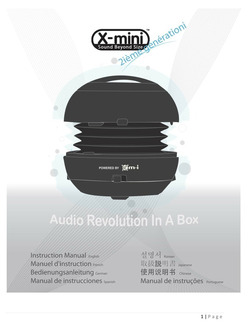 X-mini II Capsule speaker instruction manual