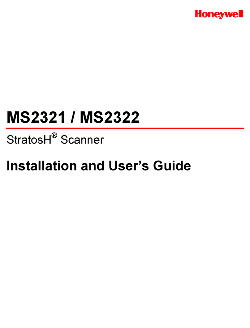 Honeywell StratosH MS2321 User manual Honeywell StratosH MS2321 User manual