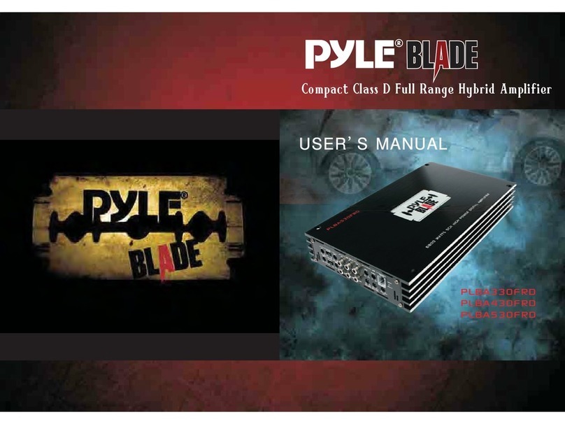 Pyle PLBA330FRD User manual